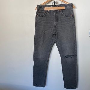 Levi’s 501 Slim Distressed Jeans